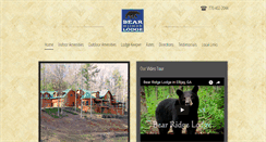 Desktop Screenshot of bearridgelodge.com